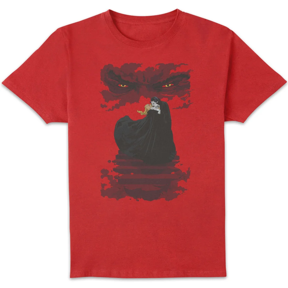 Universal Monsters Dracula Illustrated Herren T-Shirt - Rot - S Bild 1