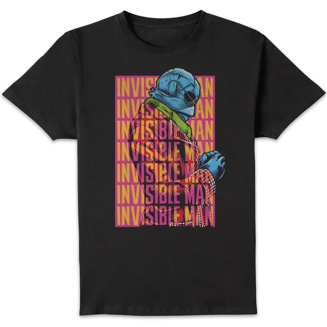 Universal Monsters Invisible Man Retro Herren T-Shirt - Schwarz