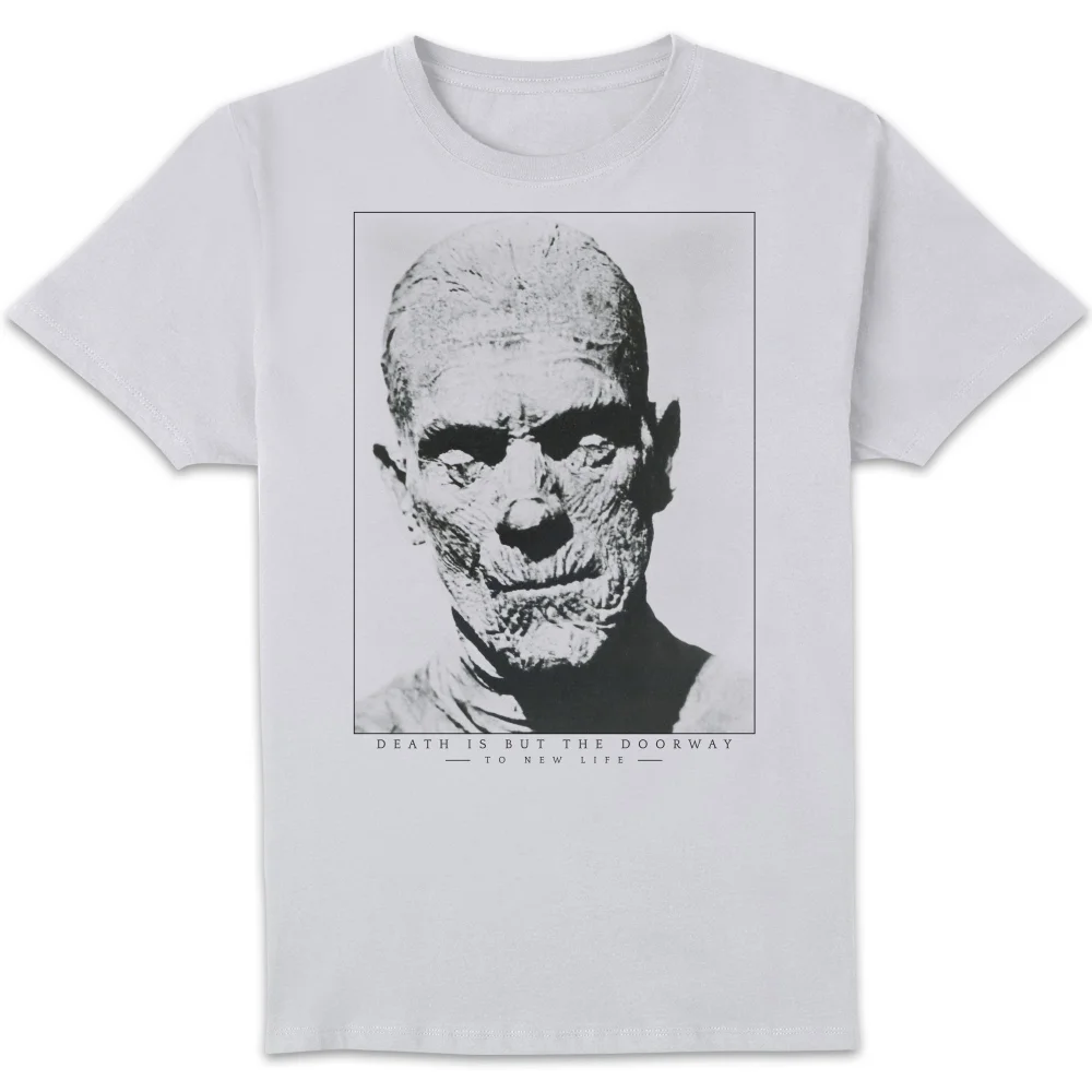 Universal Monsters Die Mumie Portrait Herren T-Shirt - Weiß - S Bild 1
