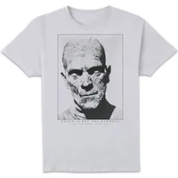 Universal Monsters Die Mumie Portrait Herren T-Shirt - Weiß - undefined undefined