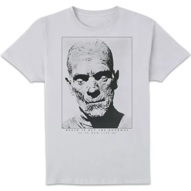 Universal Monsters Die Mumie Portrait Herren T-Shirt - Weiß