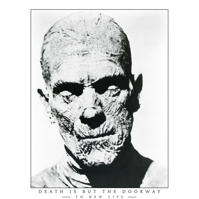 Universal Monsters Die Mumie Portrait Herren T-Shirt - Weiß