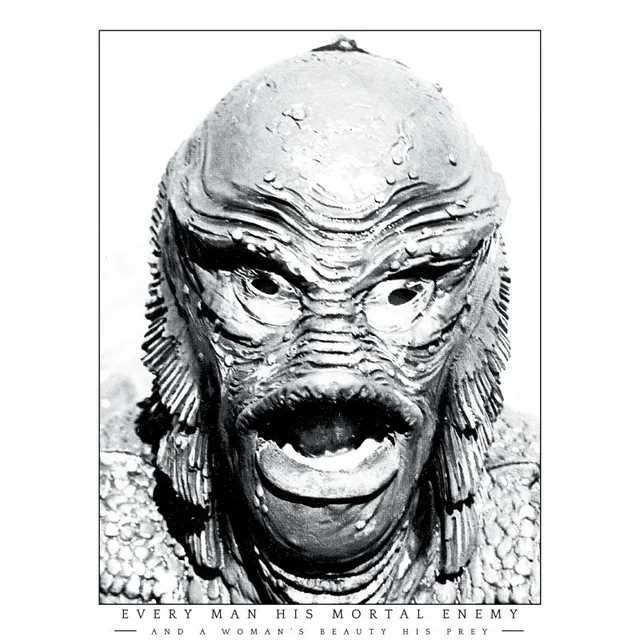 Universal Monsters Der Schrecken Vom Amazonas Portrait Herren T-Shirt - Weiß