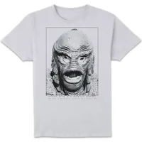 Universal Monsters Der Schrecken Vom Amazonas Portrait Herren T-Shirt - Weiß