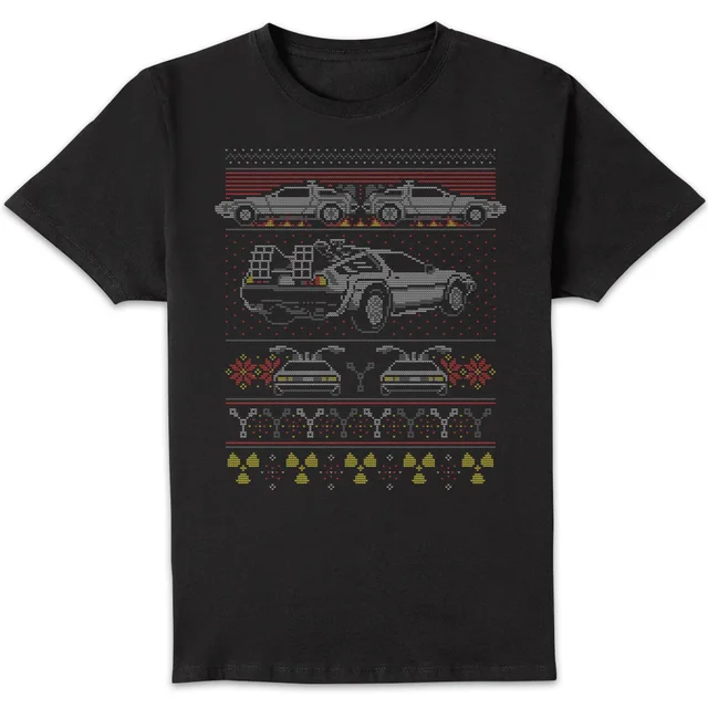 Zurück In Die Zukunft Back In Time For Christmas Herren T-Shirt - Schwarz