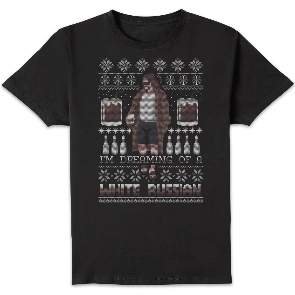 The Big Lebowski Im Dreaming Of A White Russian Herren T-Shirt - Schwarz - S Bild 1