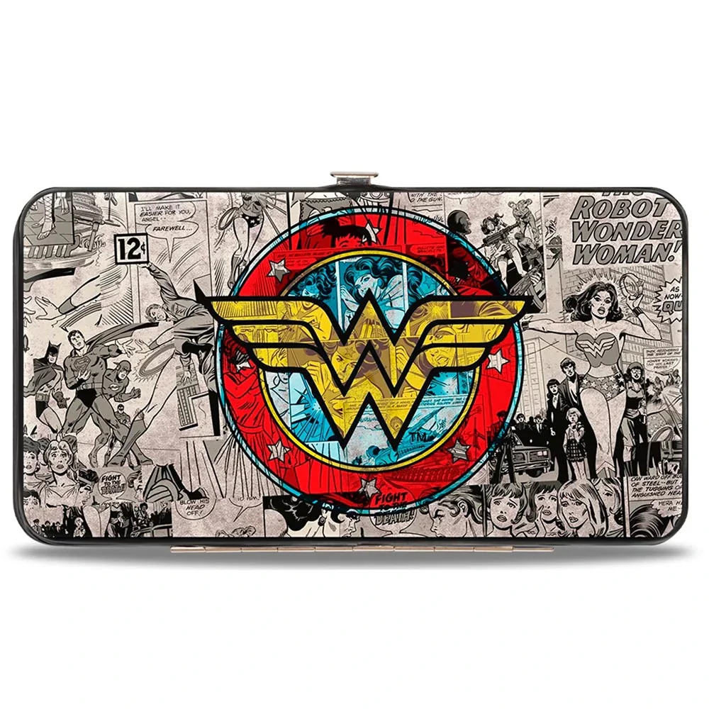 Buckle-Down DC Comics Wonder Woman Logo Hinged Wallet Bild 1
