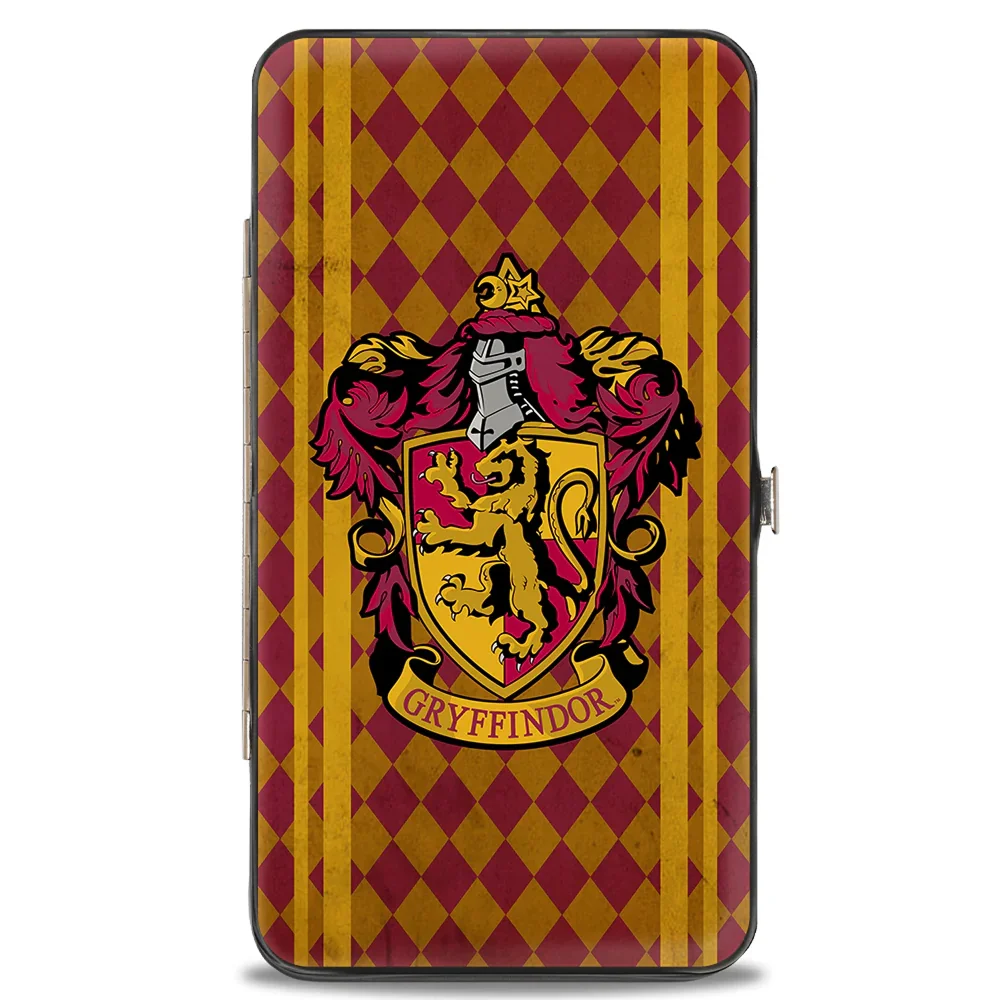 Buckle-Down Harry Potter Gryffindor Crest Stripes Hinged Wallet Bild 1