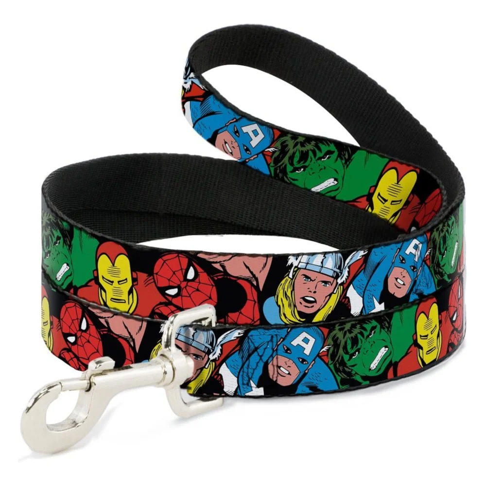 Buckle-Down Marvel Characters Dog Leash - Multi Bild 1