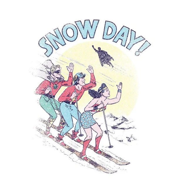 DC Snow Day! Herren Christmas T-Shirt - Weiß