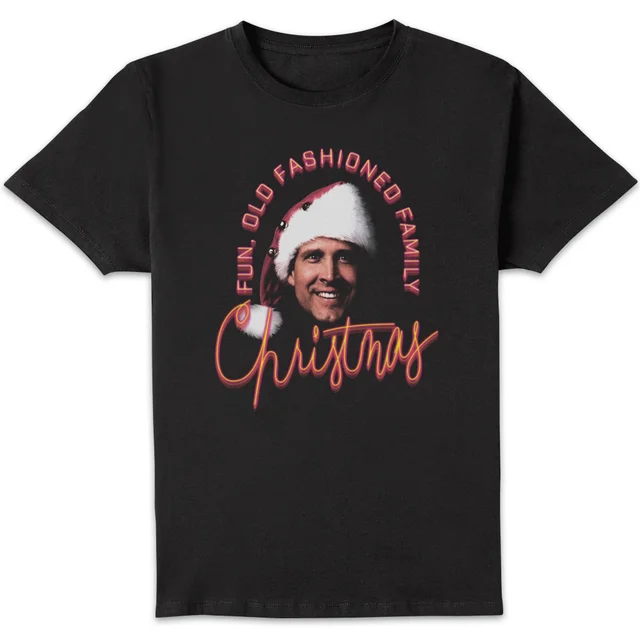 National Lampoon Fun Old Fashioned Family Christmas Herren Christmas T-Shirt - Schwarz