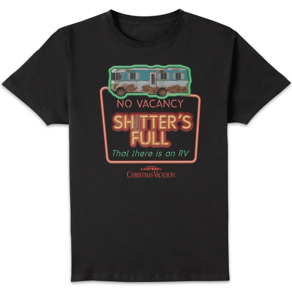 National Lampoon No Vacancy Herren Christmas T-Shirt - Schwarz - S Bild 1