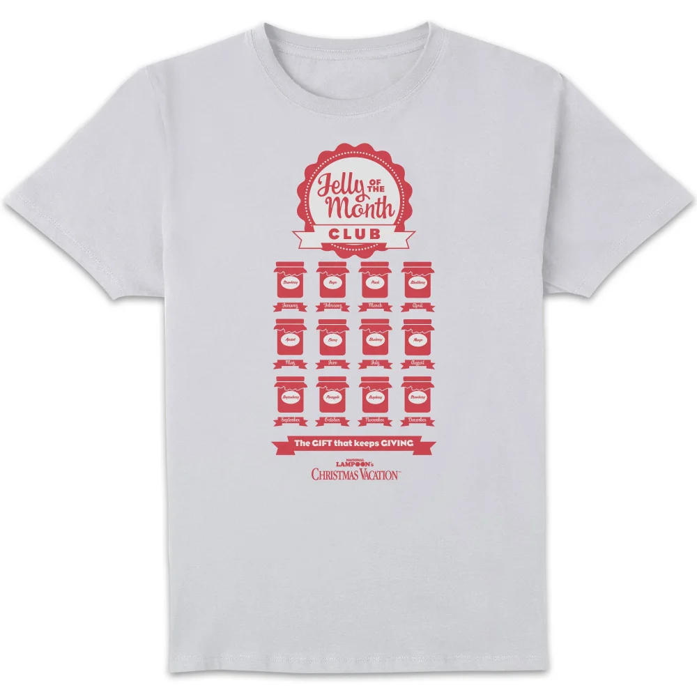 National Lampoon Jelly Of The Month Club Herren Christmas T-Shirt - Weiß - S Bild 1