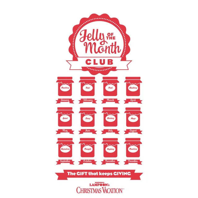 National Lampoon Jelly Of The Month Club Herren Christmas T-Shirt - Weiß