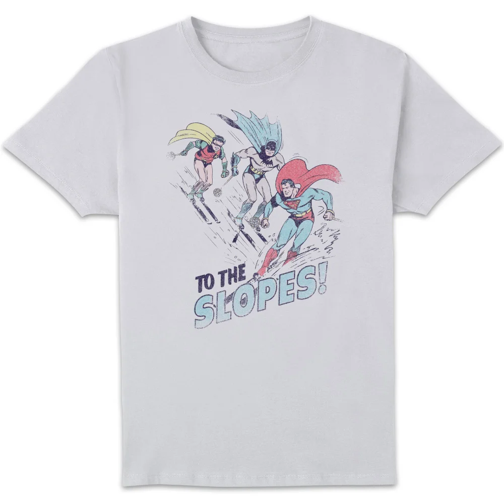 DC To The Slopes! Herren Christmas T-Shirt - Weiß - S Bild 1