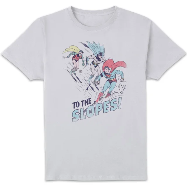 DC To The Slopes! Herren Christmas T-Shirt - Weiß