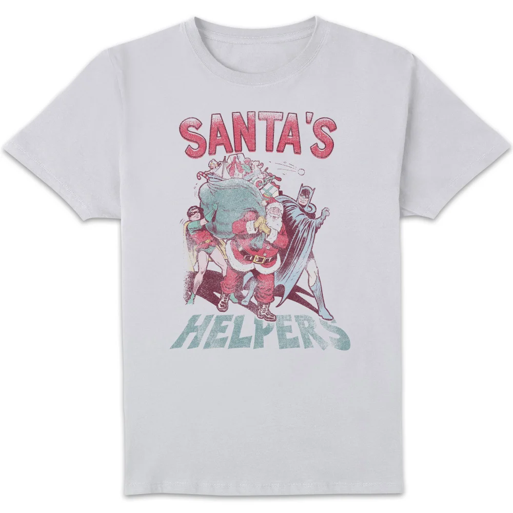 DC Santa's Helpers Herren Christmas T-Shirt - Weiß - S Bild 1
