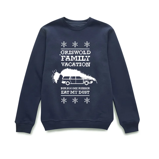 National Lampoon Griswold Vacation Ugly Knit Weihnachtspullover – Navy