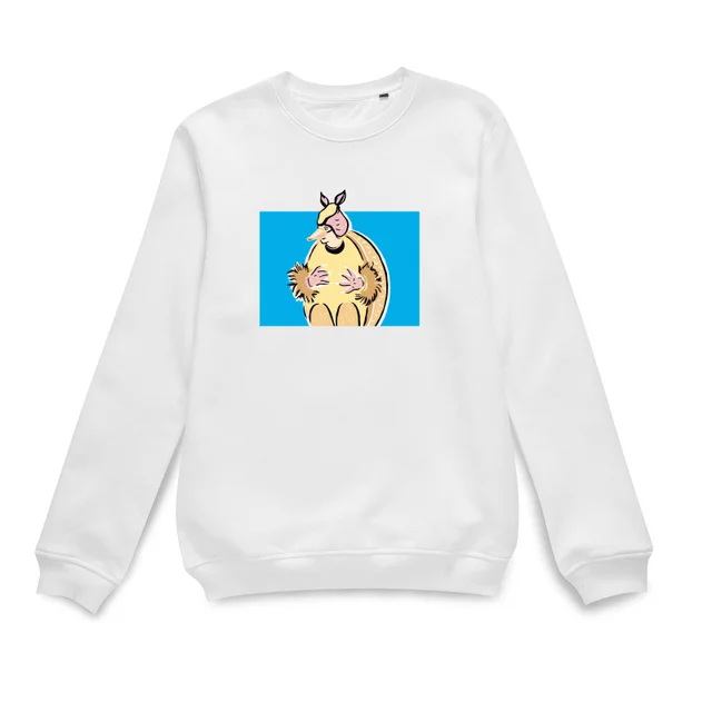 Friends Happy Holidays Weihnachtspullover – Weiß