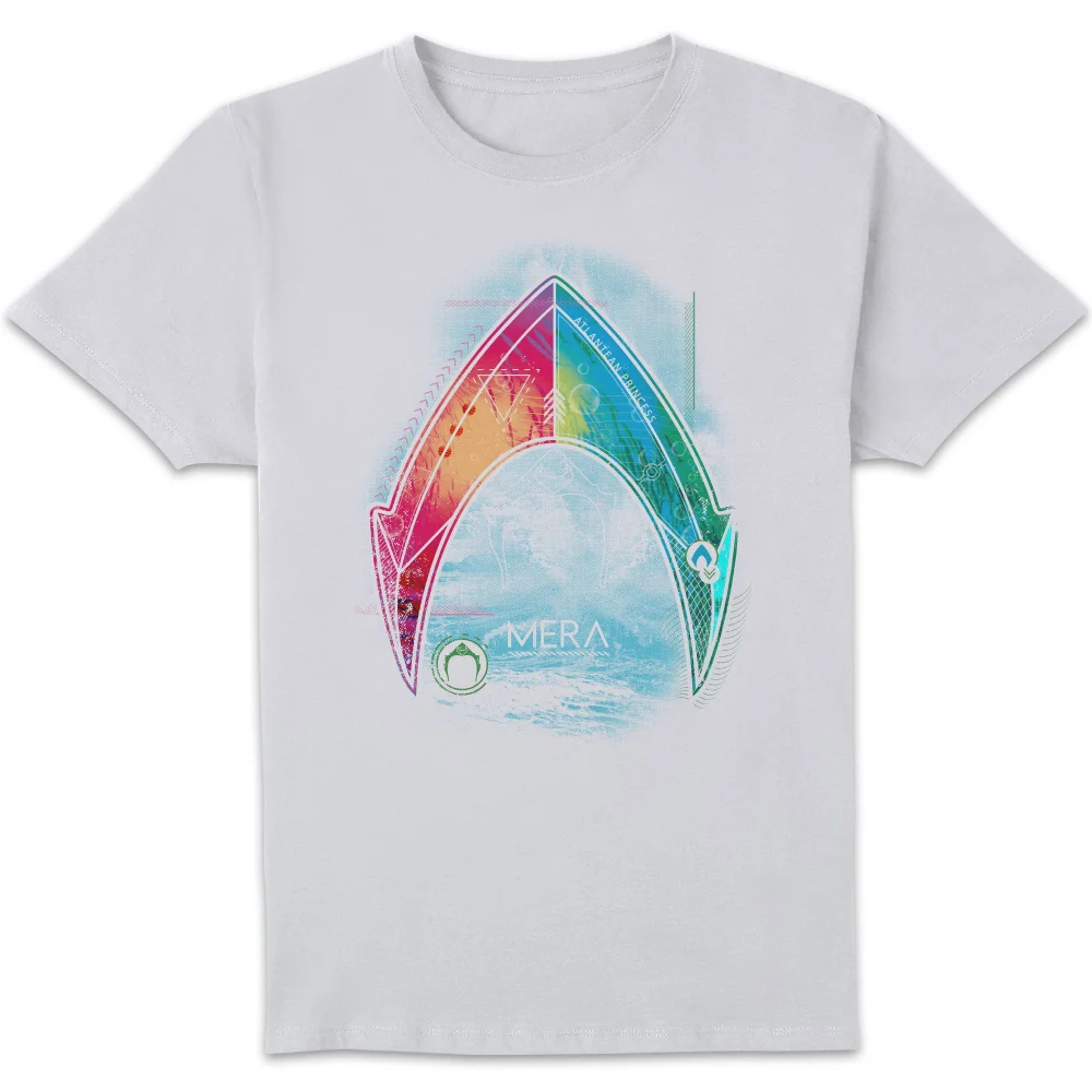 Aquaman Mera Beach Symbol Herren T-Shirt - Weiß - S Bild 1