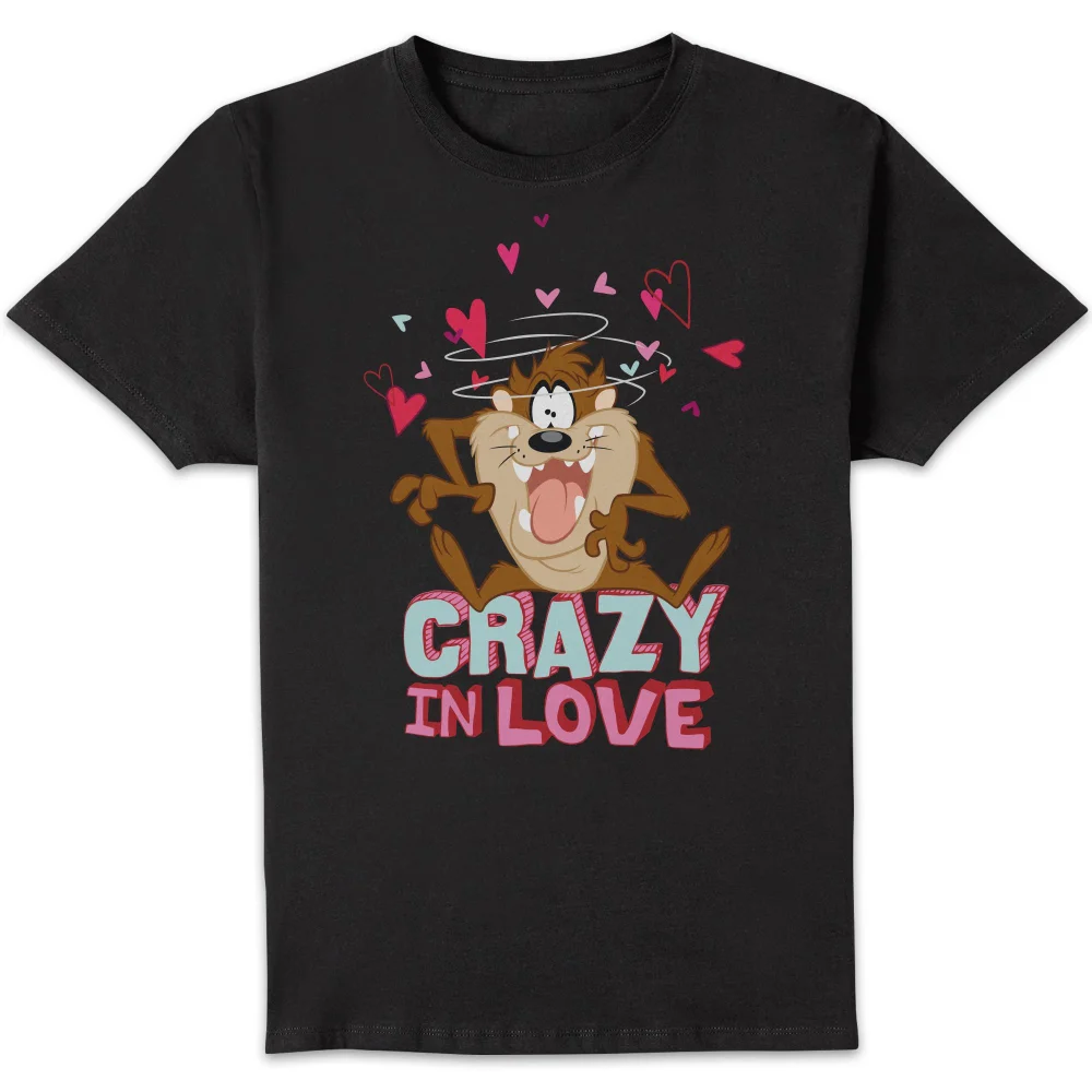 Looney Tunes Crazy In Love Taz Men's T-Shirt - Black - S Bild 1