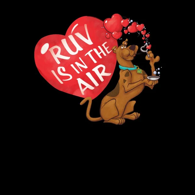 Scooby Doo Ruv Is In The Air Men's T-Shirt - Black