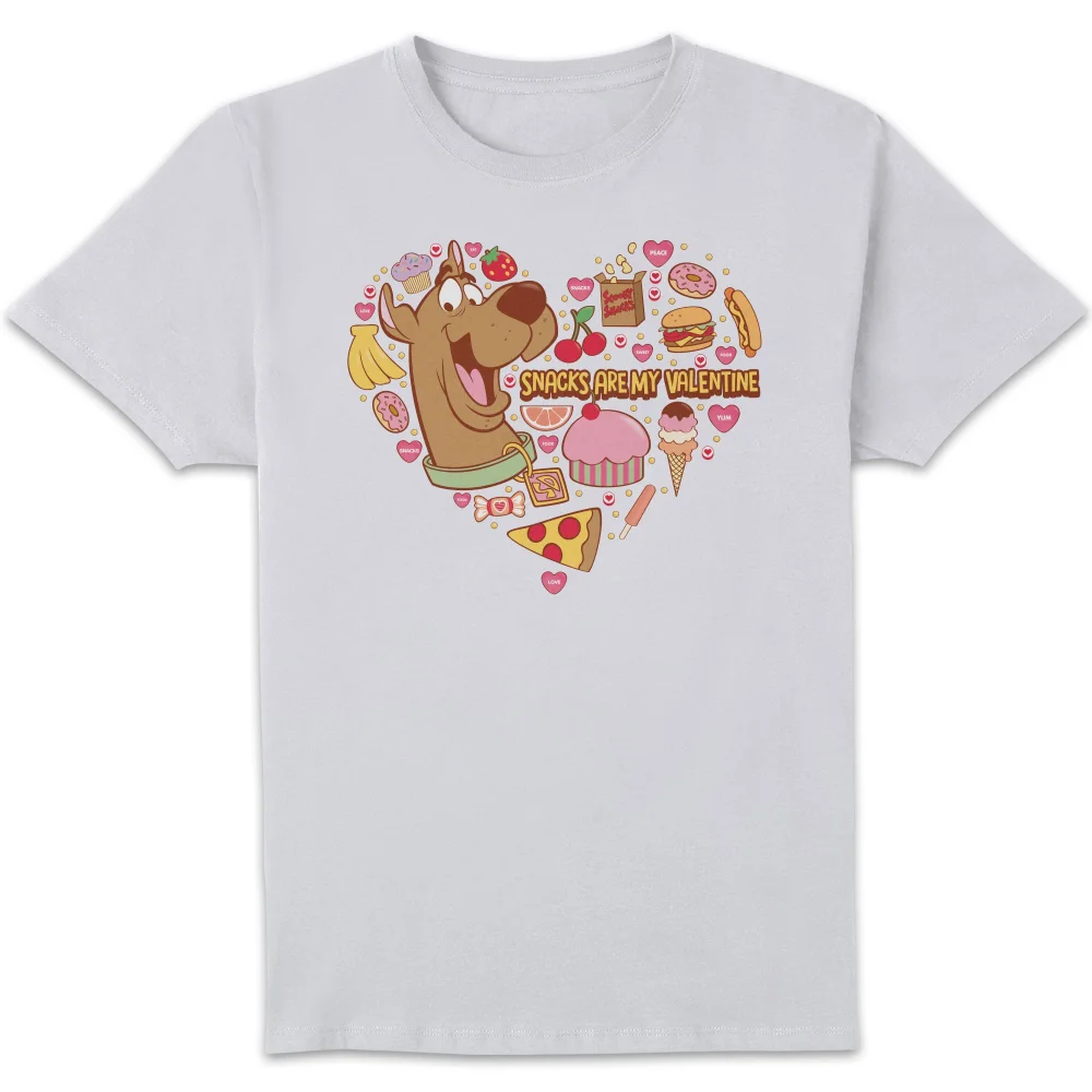 Scooby Doo Snacks Are My Valentine Men's T-Shirt - White - S Bild 1