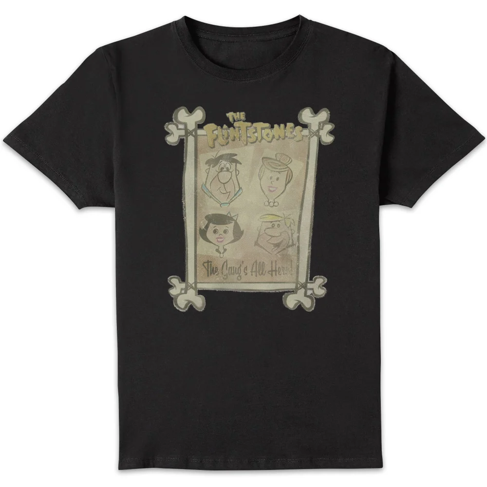 The Flintstones The Gang's All Here Men's T-Shirt - Black - S Bild 1