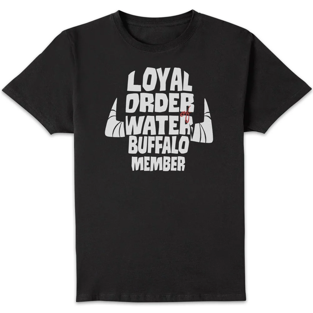 The Flintstones Loyal Order Of Water Buffalo Member Men's T-Shirt - Black - S Bild 1