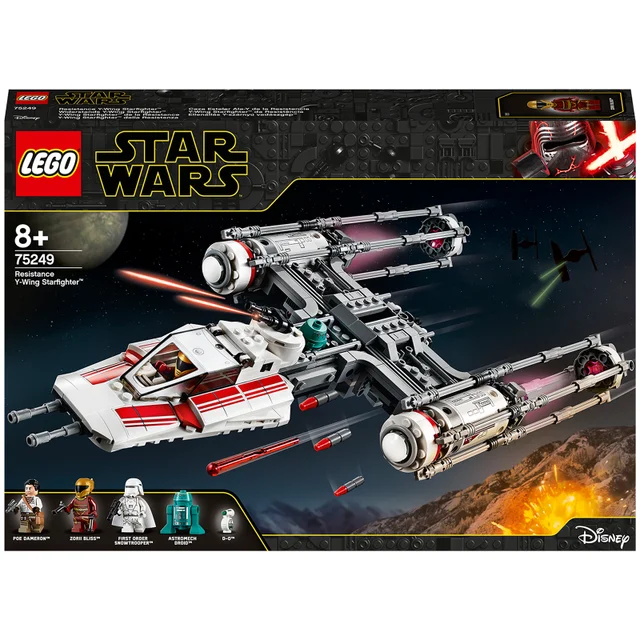 LEGO 75249 Star Wars Widerstands Y-Wing Starfighter Bauset, Der Aufstieg Skywalkers Kollektion
