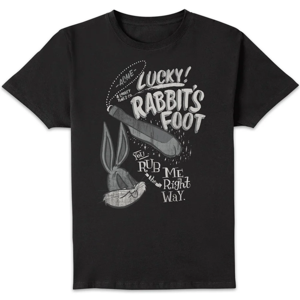Looney Tunes ACME Lucky Rabbits Foot Men's T-Shirt - Black - S Bild 1