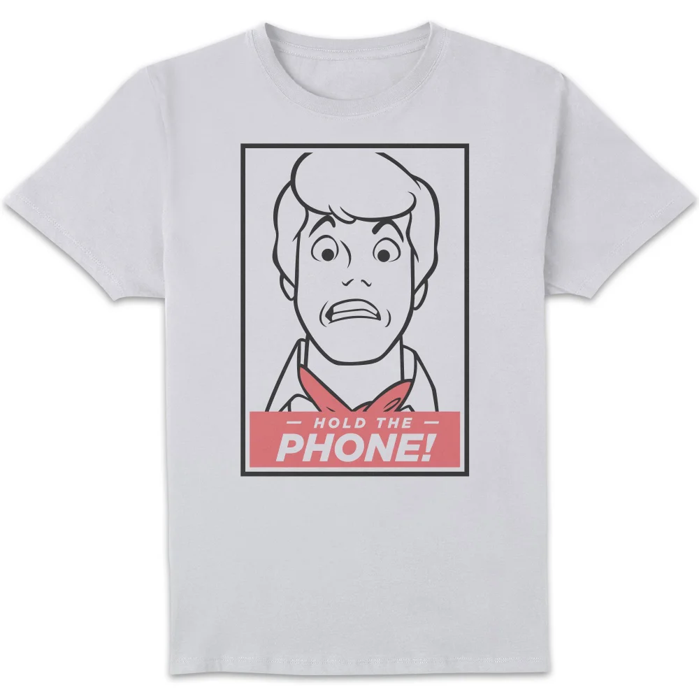 Scooby Doo Hold The Phone Men's T-Shirt - White - S Bild 1