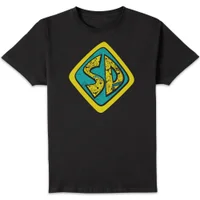 Scooby Doo Emblem Men's T-Shirt - Black