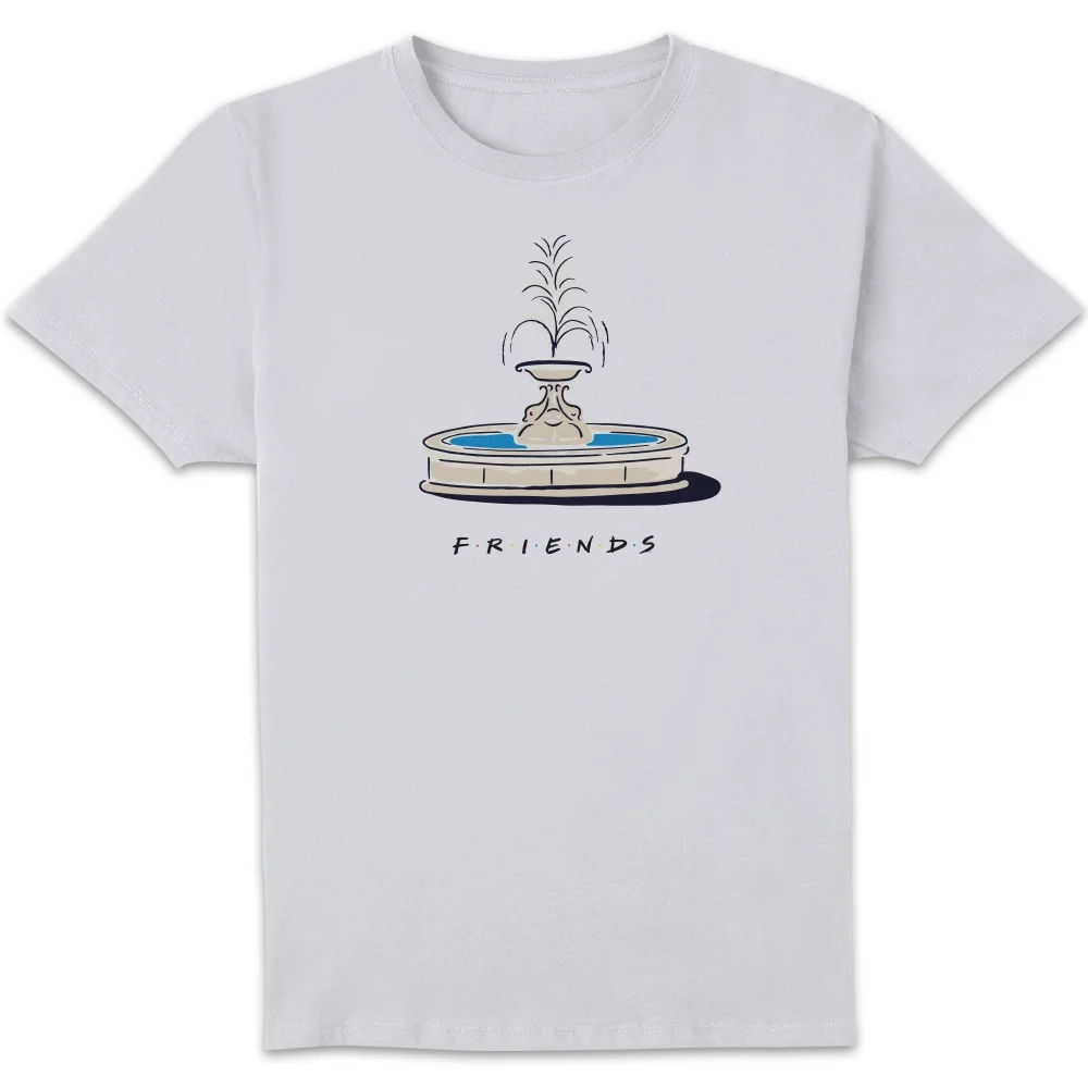 Friends Fountain Men's T-Shirt - White - S Bild 1