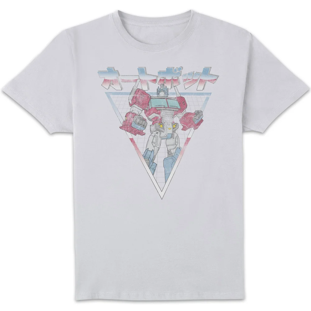 Transformers Optimus Prime Retro Japanese T-Shirt - Weiß - S Bild 1