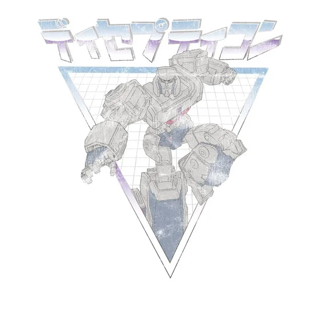 Transformers Megatron Retro Japanese T-Shirt - Weiß