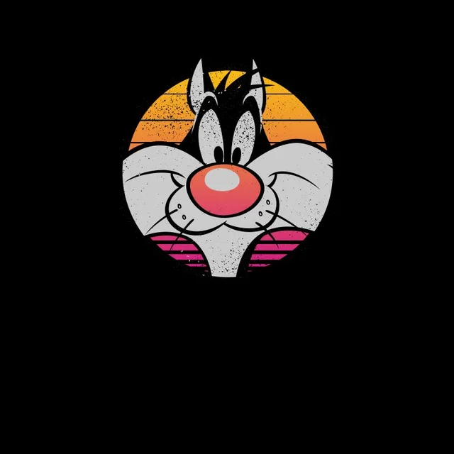 Looney Tunes Kaboom! Classic Sylvester T-Shirt - Schwarz