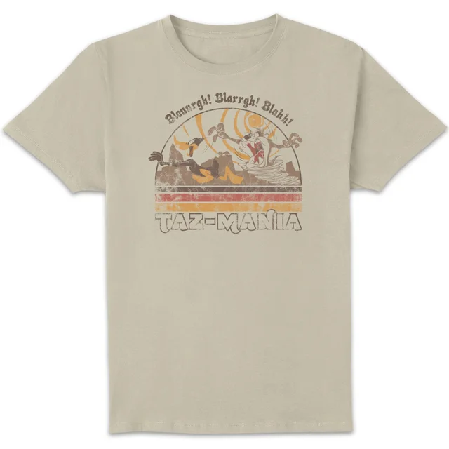 Looney Tunes Kaboom! Taz-Mania T-Shirt - Weiß Vintage Wash