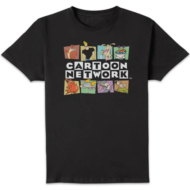 Cartoon Network Logo Characters Herren T-Shirt - Schwarz