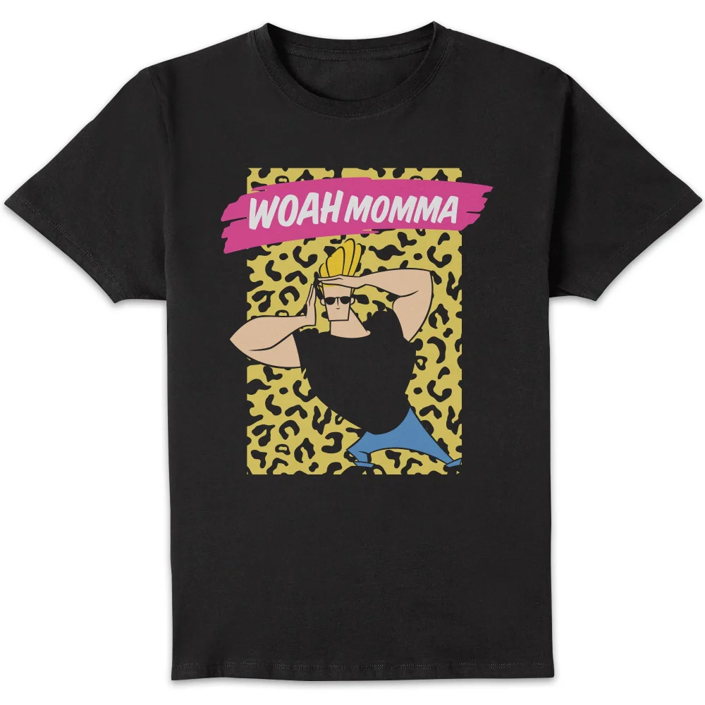 Johnny Bravo Woah Momma Men's T-Shirt - Black - S Bild 1