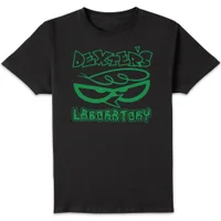 Dexters Lab Logo Men's T-Shirt - Black