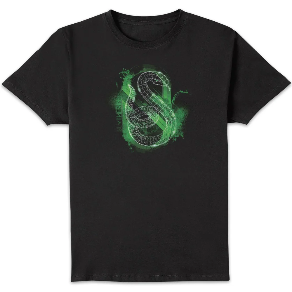 Harry Potter Slytherin Geometric Men's T-Shirt - Black - S Bild 1