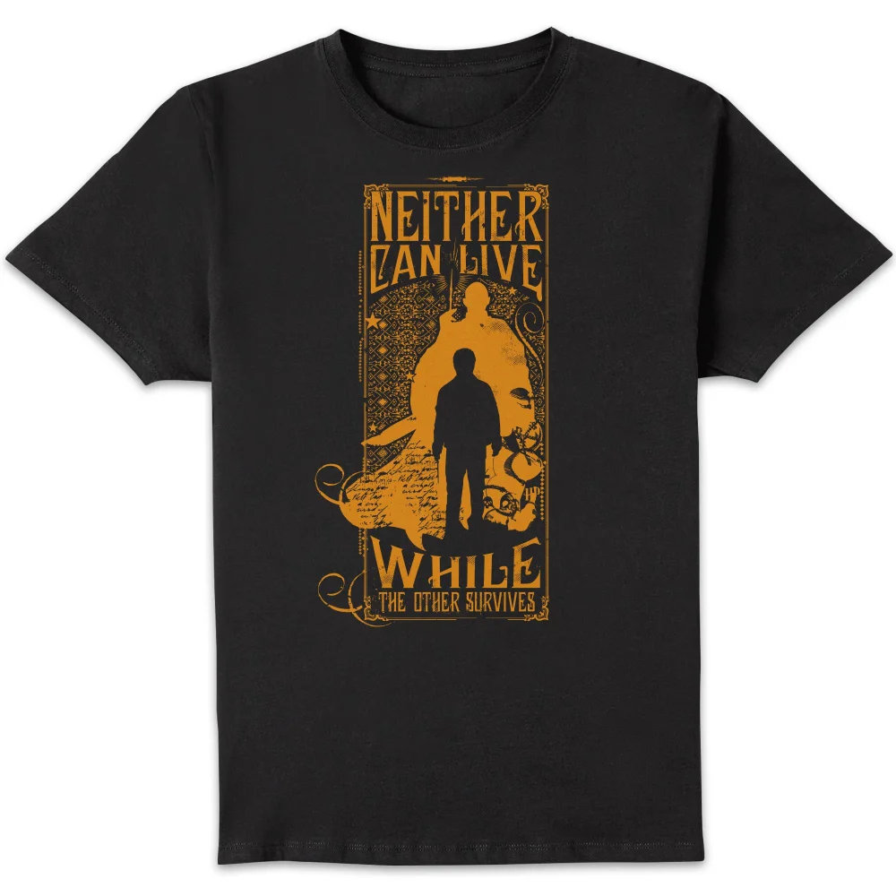 Harry Potter Neither Can Live Men's T-Shirt - Black - S Bild 1