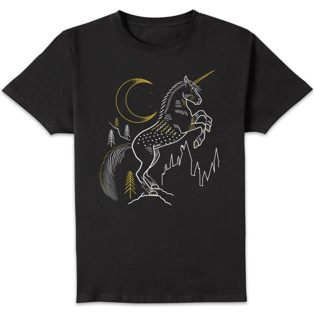 Harry Potter Unicorn Men's T-Shirt - Black - S Bild 1