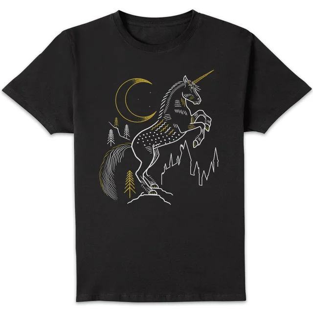 Harry Potter Unicorn Men's T-Shirt - Black