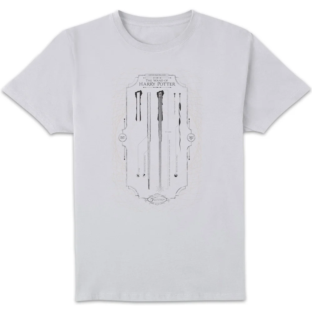 Harry Potter Wand Of Harry Potter Men's T-Shirt - White - S Bild 1