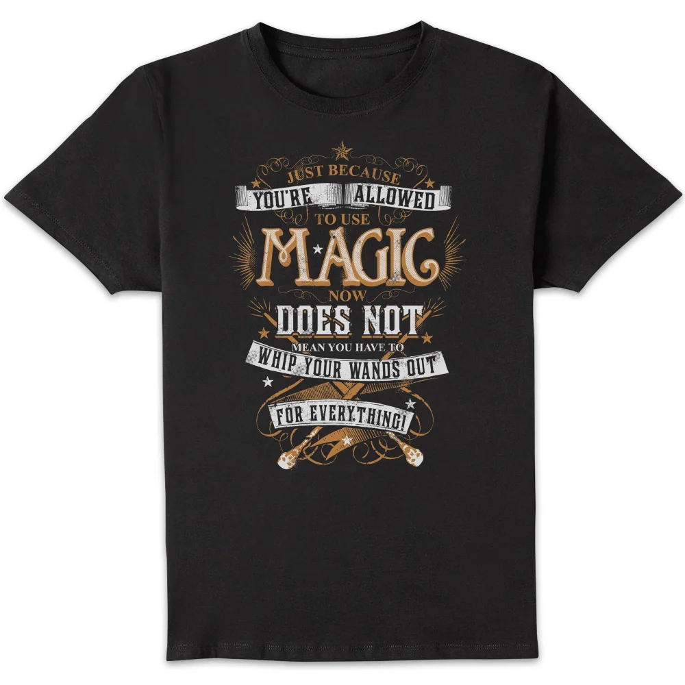 Harry Potter Whip Your Wands Out Men's T-Shirt - Black - S Bild 1