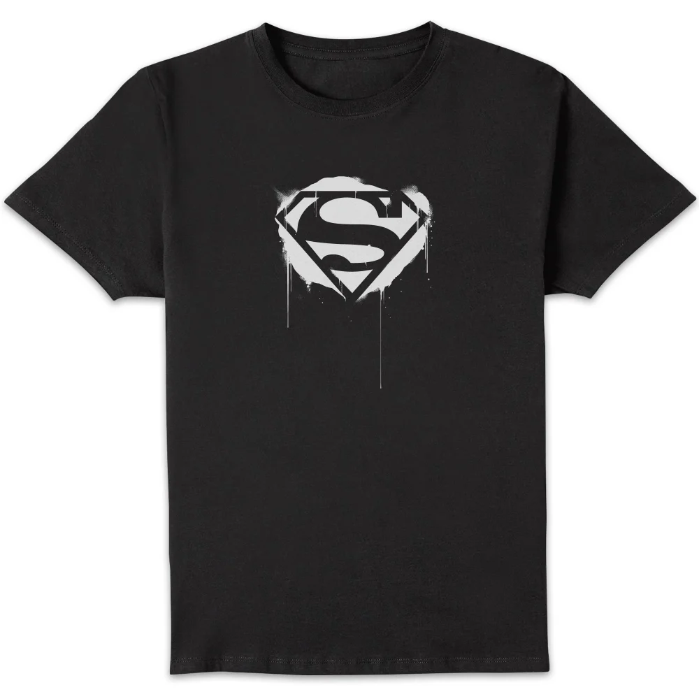 Justice League Graffiti Superman Men's T-Shirt - Black - S Bild 1