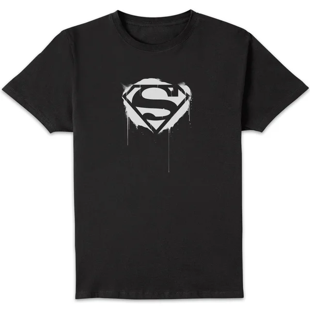 Justice League Graffiti Superman Men's T-Shirt - Black