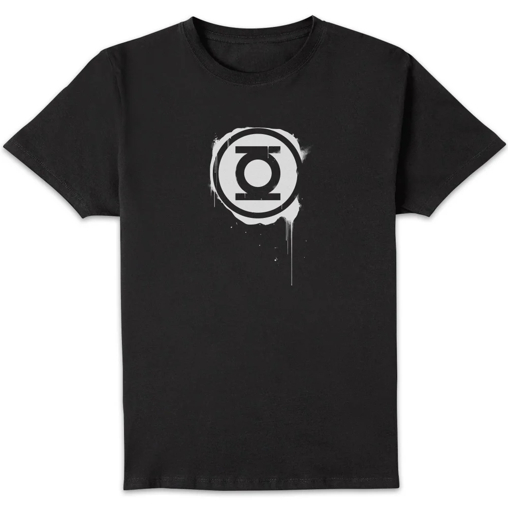 Justice League Graffiti Green Lantern Men's T-Shirt - Black - S Bild 1